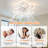  Angstrom 25" 7 - Blade Reversible Dimmable LED Flush Mount Ceiling Fan With Remote Control And App-1859847295