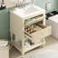 Meuble-lavabo de salle de bain 24 po avec lavabo en céramique