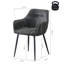 Flagstaff Upholstered Faux Suede  Dinging chair with Arms-299333545