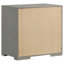 Table de chevet 2 tiroirs Pierce Grey-2132970329