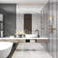 Reflections 3 in. x 12 in. Diamond Grade Glass Mirror Beveled Peel & Stick Subway Decorative Kitchen & Bathroom Wall Tile