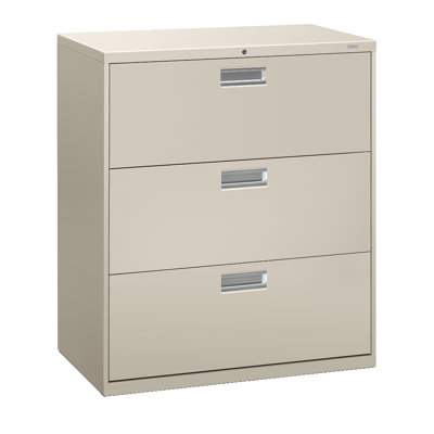 Brigade 36"" Wide 3-Drawer Lateral File Cabinet -  HON, H683.L.Q1