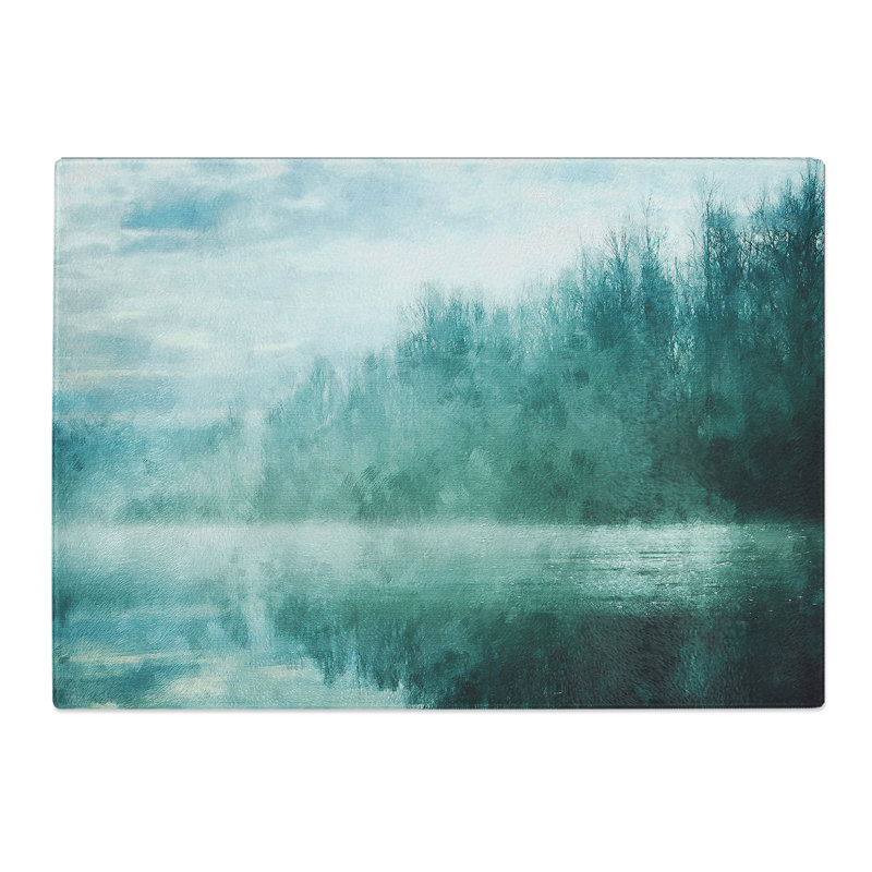 Forest and Lake Vol.1 Chopping Board, 0.4cm H x 20cm W x 28.5cm L