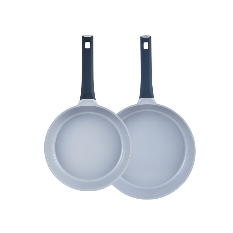 Aluminum Non-Stick Frying Pan Set, Grey