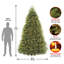The Holiday Aisle® Dunhill Fir Tree with PowerConnect and Clear Lights-813097767