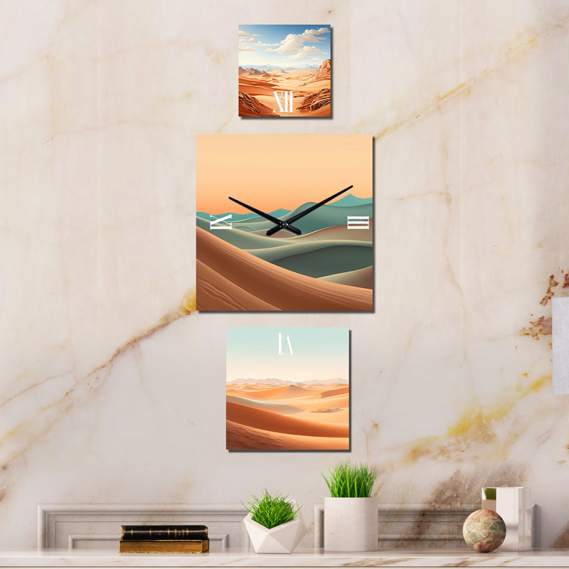 Rumney Metal Wall Clock