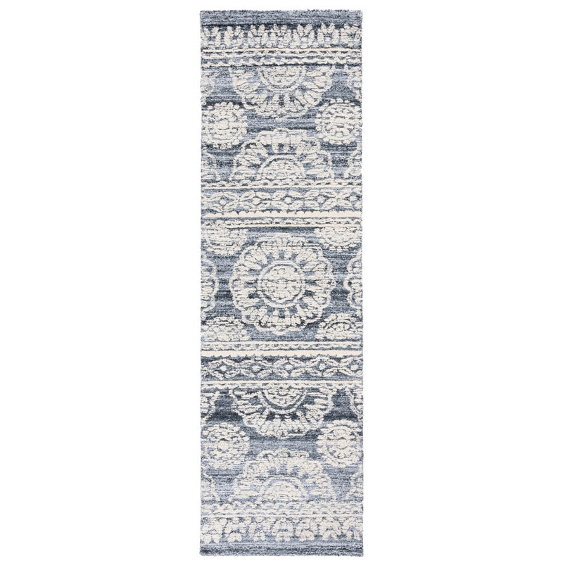 Pezanetti Hand Tufted Performance Southwestern Rug, Runner 2'3" x 8'