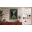 Intersecting Bronze Forms Minimalist 1 Piece Wrapped Canvas Wall Art-1664348724-1664348727
