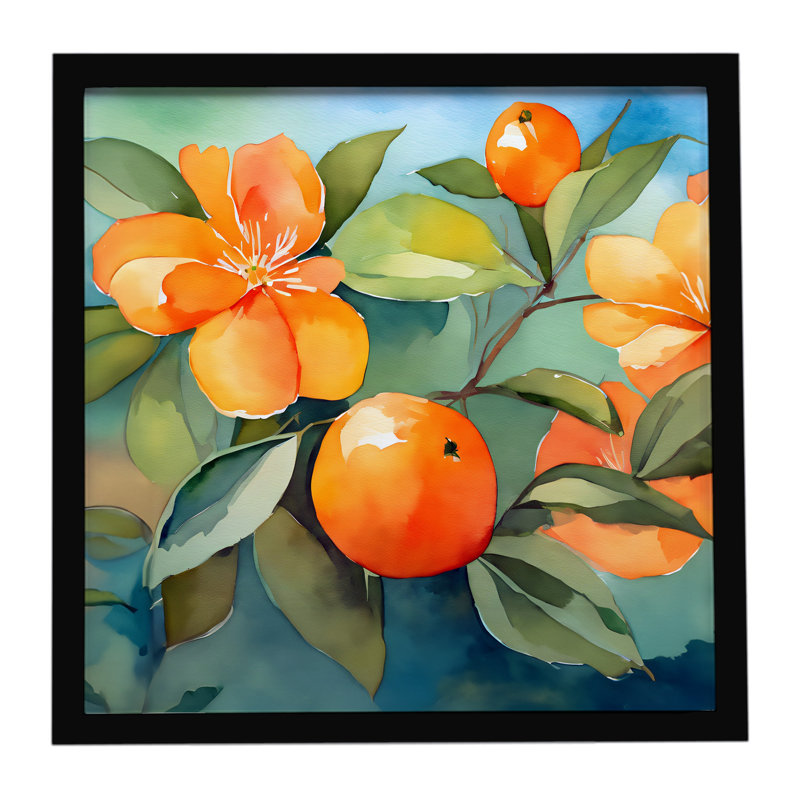 Florida Orange Blossom, reproduction d'art encadrée