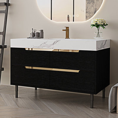 Bathroom Vanity With Undermount Sink