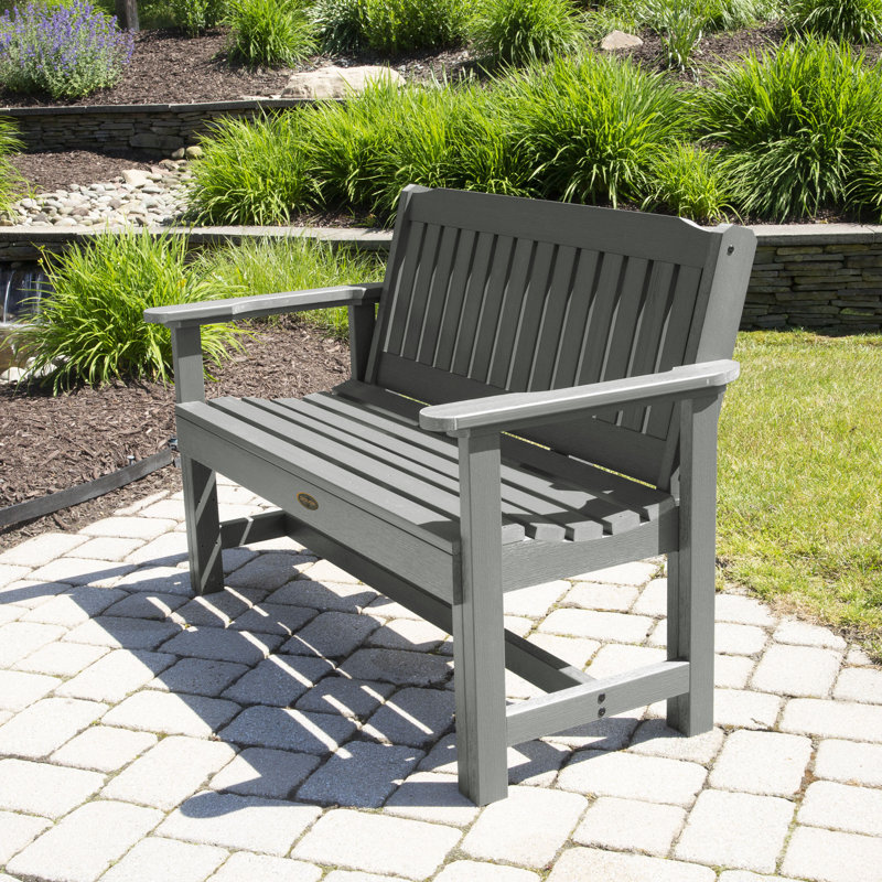Lunz Outdoor Bench, Coastal Teak