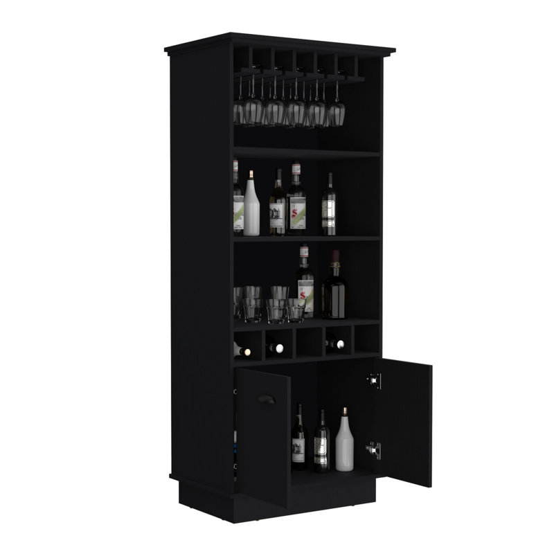 Aunaleigh 19'' Bar Cabinet, Black