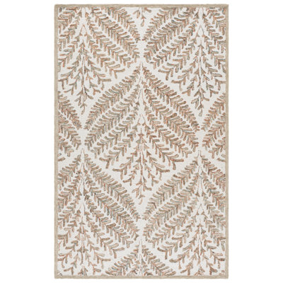 Andresky Hand Tufted Wool Ikat Rug