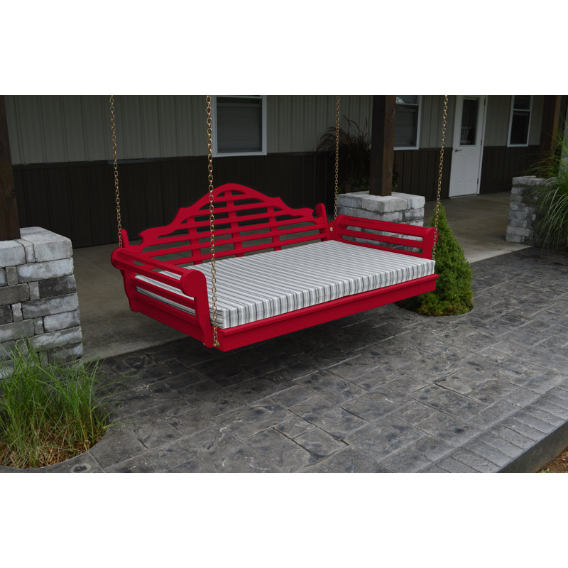 Balancelle Toya, Rouge, H 33 po x l 85 po x P 47 po