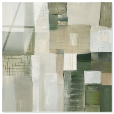 Pale Jade Green II Acrylic Modern Wall Decor by Art Remedy, Ready to Hang