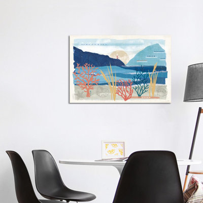 Coastal View I 1 Piece Wall Art on Canvas