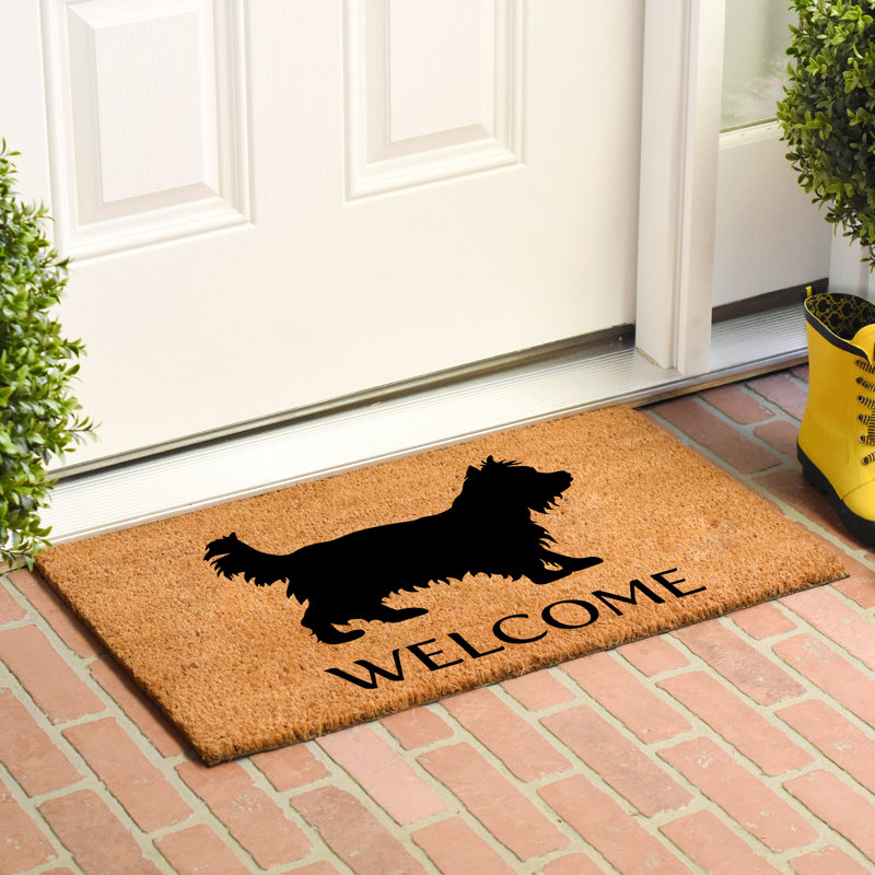 Beavin Non-Slip Outdoor Doormat, 0.6" L x 36" W x 24" D