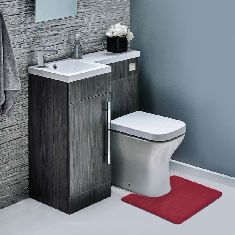 Tapis contour Ashland, Rouge bourgogne