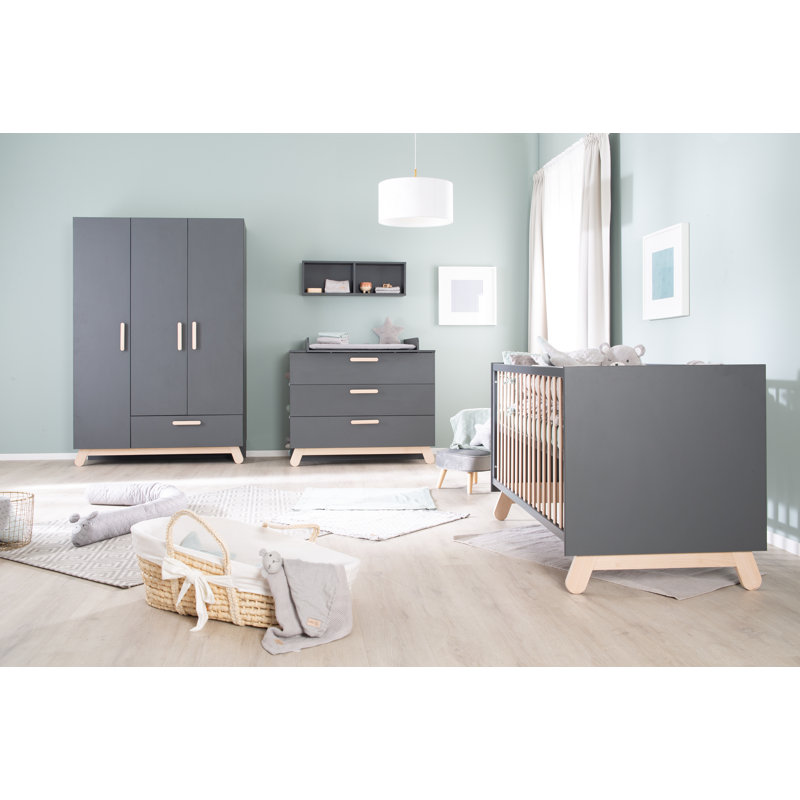 Jara Convertible 3 -Piece Nursery Furniture Set