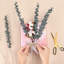 30 pièces de tiges d'eucalyptus, feuilles d'eucalyptus artificiels, fausses branches, tiges d'eucalyptus artificiels-806277914