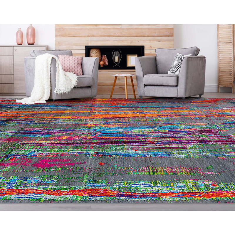 Abstract Area Rug, Rectangle 8' x 10'