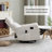 Heat Massage Manual Recliner Chair With Rocker And Swivel In Fabric For Living Room-1062176563