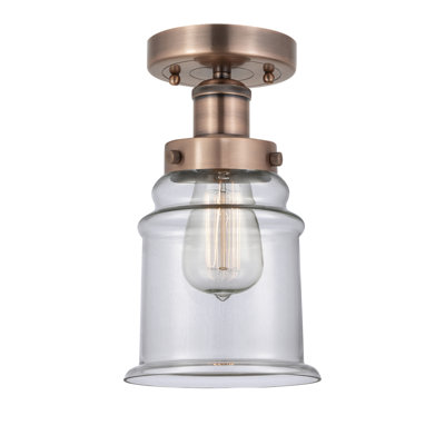 Alvi Glass Semi Flush Mount