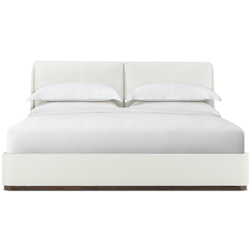 Vienna Upholstered Bed, White, King