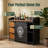 American Industrial-Style Vintage Bar Cabinet
