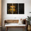 Ensemble de 3 pièces d'art sur toile, "Gautama Buddha Om"-1403238188