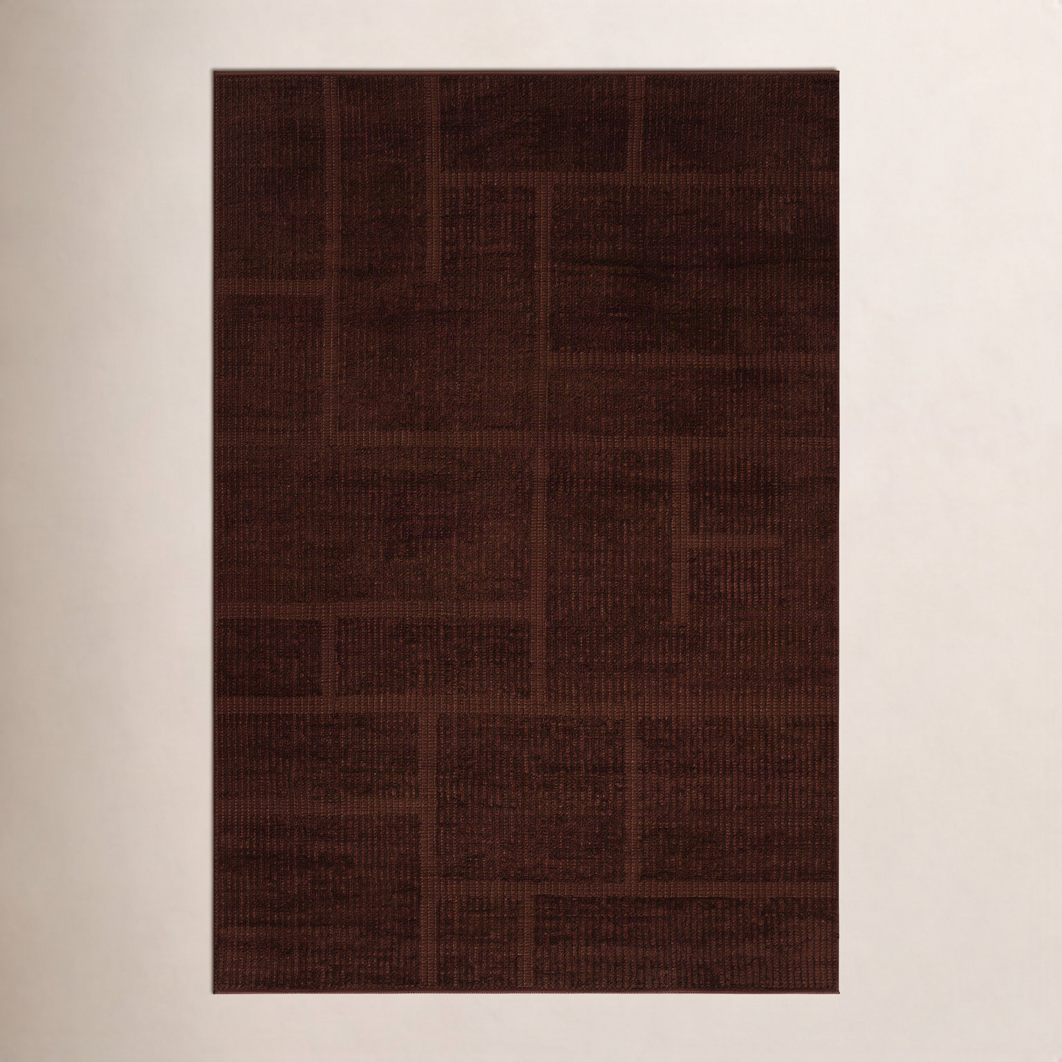 Abidi Cerisse Abstract Bohemian Rug, Rectangle 6' x 9'