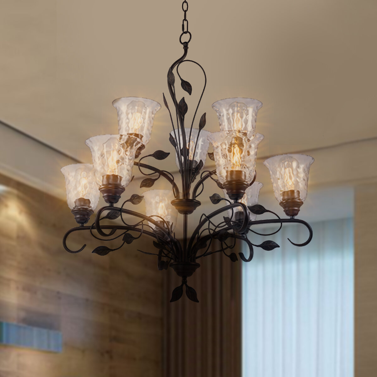 Arriell 9 - Light Dimmable Classic / Traditional Chandelier