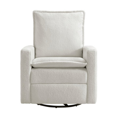 Oxford Baby Uptown Power Glider Recliner Rocking Chair 270 Degree Swivel for Nursery & Living Room