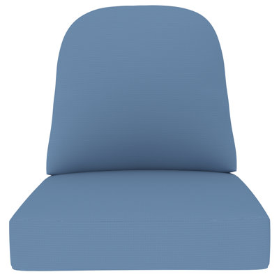 Outdoor Deep Seat Cushion, 22 x 24 x 5 Inch High-Density Foam Patio Chair Cushion with Water-Repellent & UV-Resistant Cover, Lightweight & Tear-Resistant Seat & Back Cushion