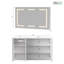 Rectangle Wall Mirror with Cabinet
