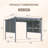 Aoodor Aluminum Pergola with Canopy-90610976-90610977