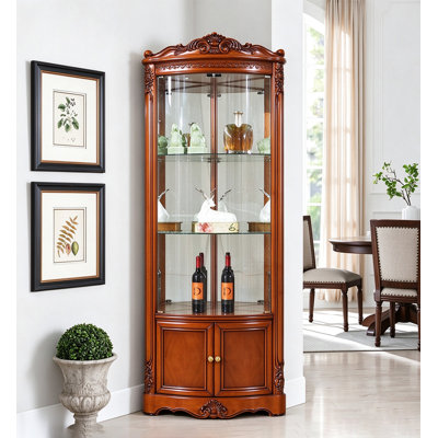 22.83 " L Solid Wood Bar Cabinet