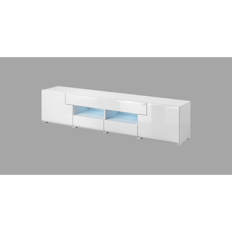 Juengel TV Stand for TVs up to 88", White