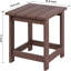 Table d'appoint carrée Adirondack-1185914750