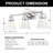 3-Light Dimmable Nickel Modern Vanity Light