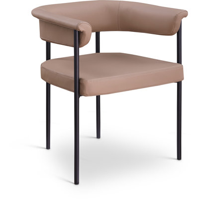 Malin Vegan Leather Arm Chair Dining Chair
