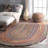 Lovetto Bohemian Handmade Braided Red Rug-1533852990