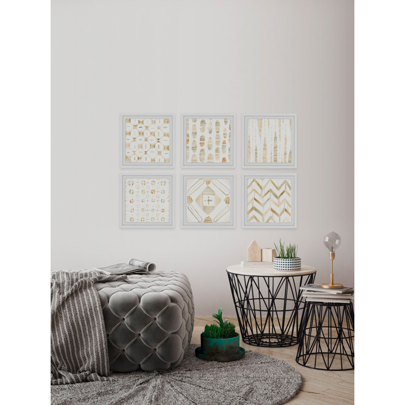 «Mombasa Memories Hexaptych» par Sarahbella - Ensemble de 6 cadres photo sur papier, H 12 po x l 12 po x P 1,5 po
