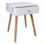 Bergenia 40cm W Solid + Manufactured Wood Bedside Table