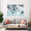 Art mural abstrait contemporain en mousse-129141595