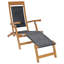 Narmada Outdoor Teak Chaise Lounge-595641221