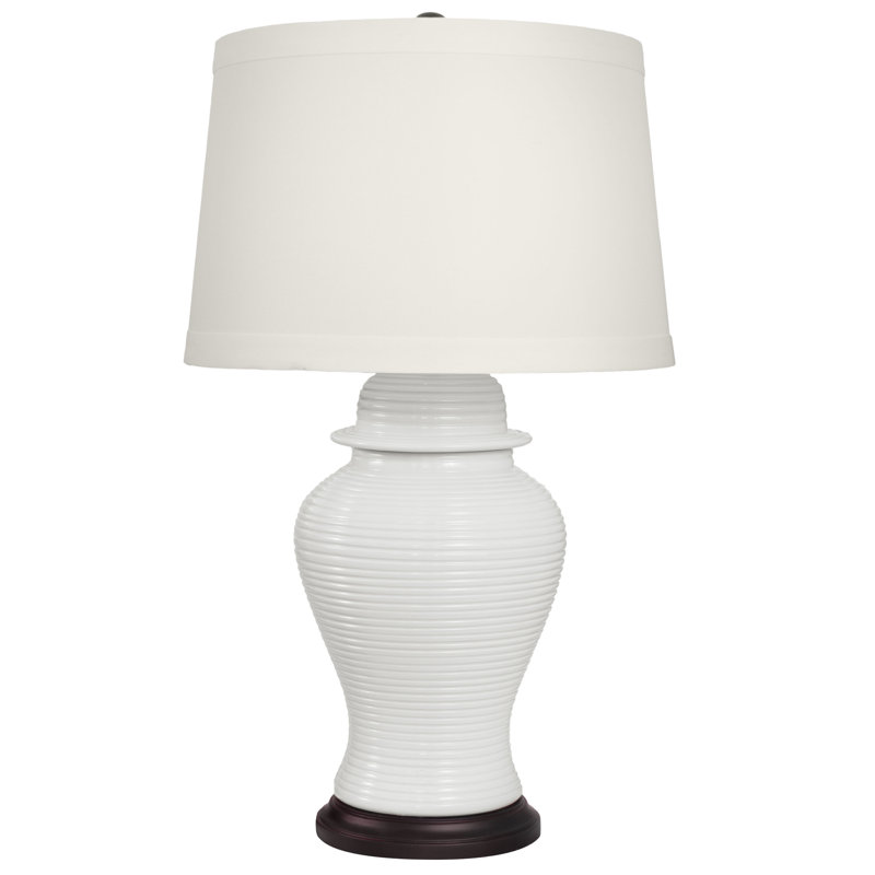 Lampe céleste en porcelaine blanche