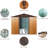 Coffee 8Ft X 10Ft Outdoor Metal Shed With Robust Foundation - Galvanized Steel Build, Punched Vents For Circulation, Padlockable Sliding Door, Simple Assembly Handbook Storage In Ventilated Vents,-122098272