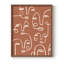 Connected Expressions II Framed Print - Solid Wood-100626358-100626359