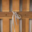 Chaises de patio confortables, ensemble de patio rustique moderne en bois d'acacia